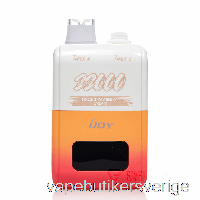 Vape Sverige Ijoy Sd 22000 Engångs Fryst Jordgubbsgrädde